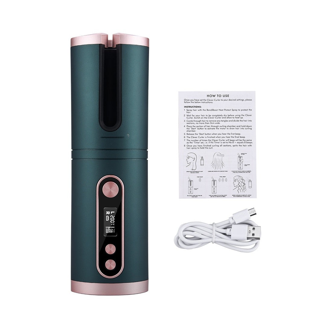 Automatic Hair Curler Ceramic Anti-Scalding Wireless Curling Iron for Women Electric Negative Ion Hair Waver Styling Tool