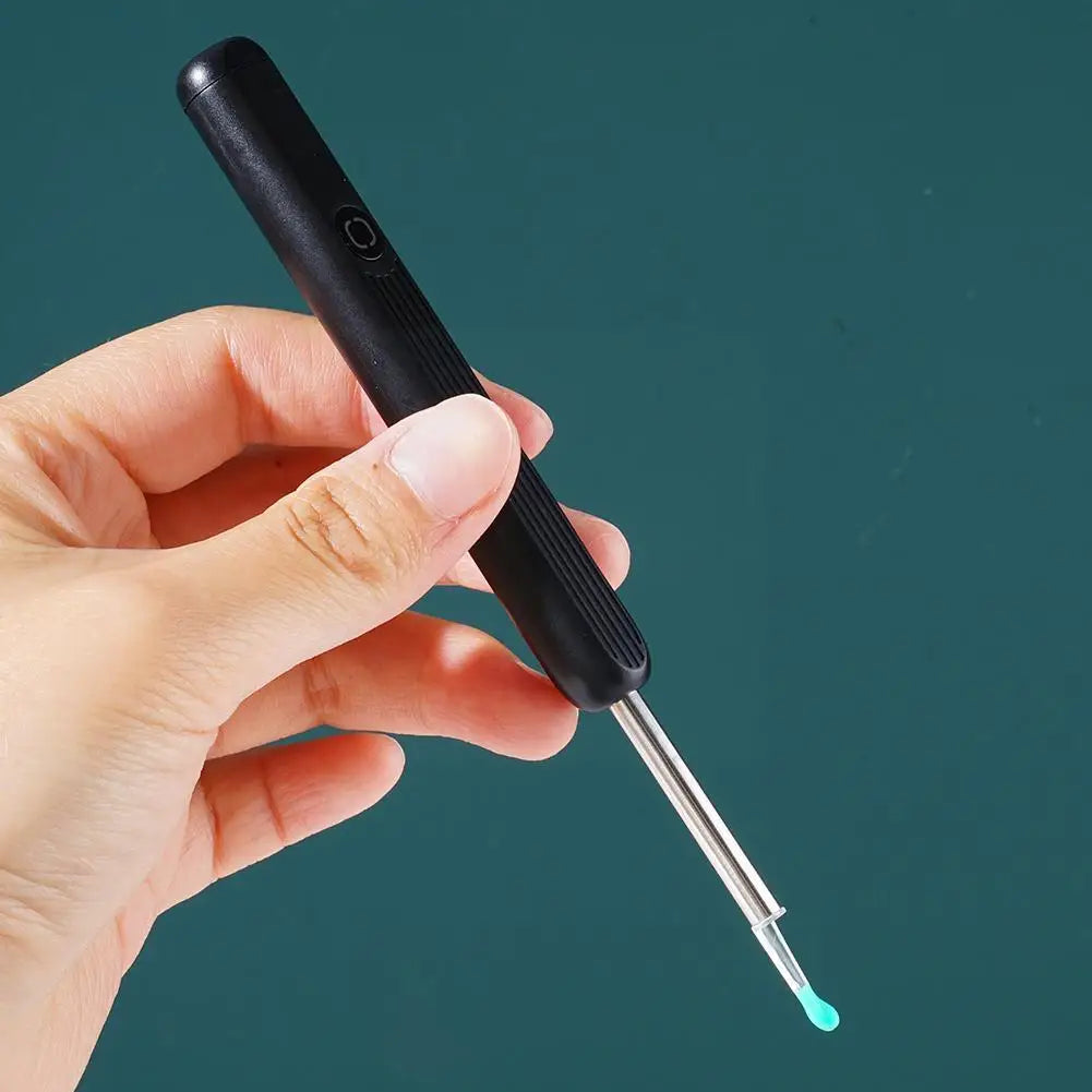 Wi -Fi Visible Wax Elimination Spoon USB 1080P HD Load Otoscope Ear Cleaner Ear Wax Removal Tool Suitable for Android IOS
