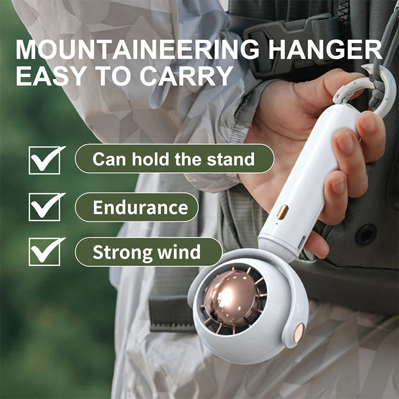 Handheld Small Fan Cooler Portable Small Usb Charging Fan Mini Silent Charging Dormitory Office Student Gifts Persistent Power