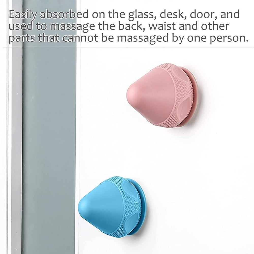 Massage Ball For Muscle Pain Relief Treatment Ball Deep Tissue Massage Yoga Fitness Suction Cup Self Back Neck Head Foot Massager