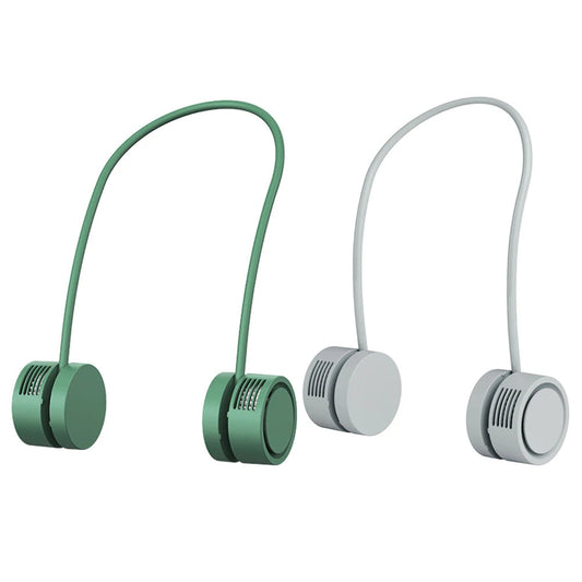 Portable Hanging Neck Fan Outdoor Wearable Air Conditioner Fan Humidifier Bladeless USB Chargeable Sports Cooling Fan