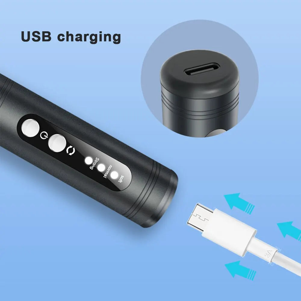 19000RPM Electric Nail Art Machine USB Cordless Nail Drill for Nail Polish Professional E-file Milling Nail Files Salon Tool