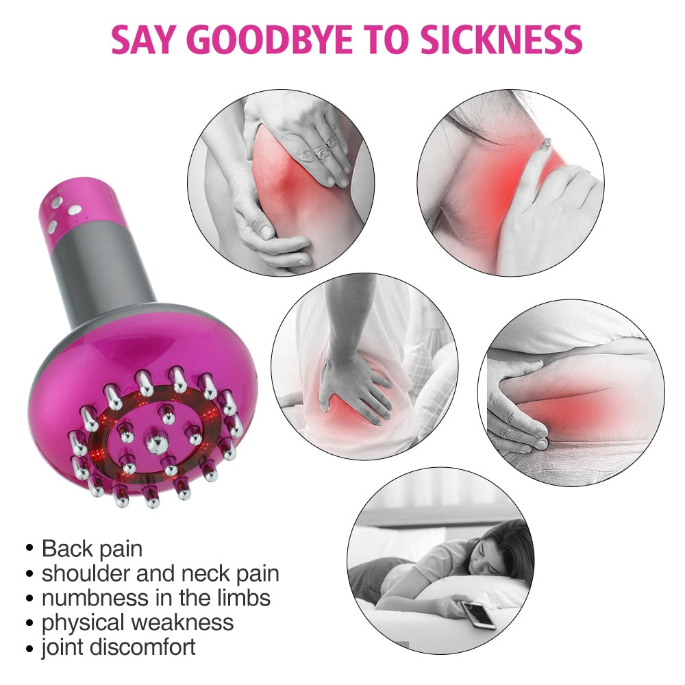 Electronic Meridian Brush Electric Scrapping Massager Tool Anti Cellulite Guasha Scraping Fat Burner Slimming