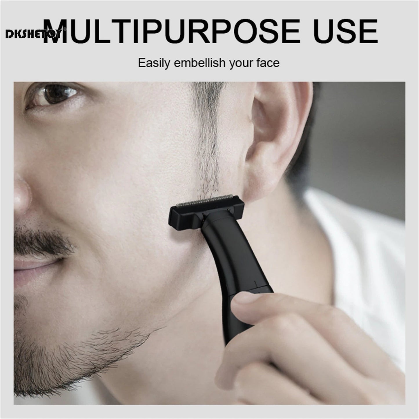 Electric Shavers Powerful Rechargeable Beard Trimmer Electric Razor Clippers for Men Teen Boys Face Beards