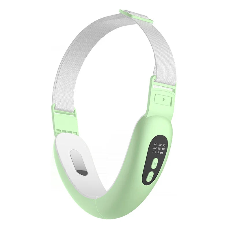 Double Chin Reducer Machine Electric Face Lift Device V-face Slimming Intelligent Lifting Firming Facial Massager Blue Light