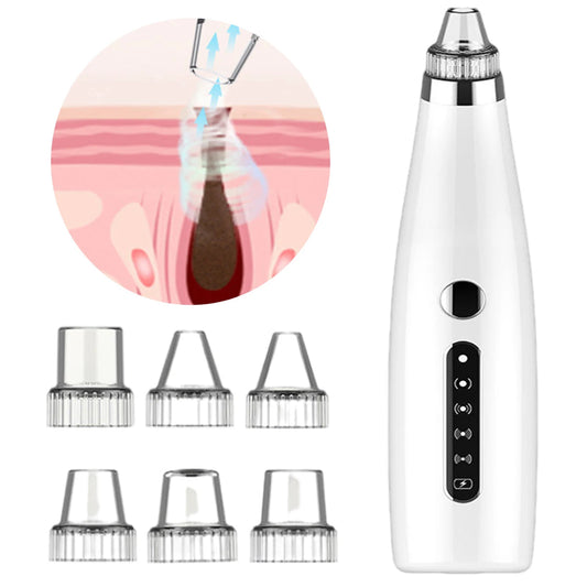 Blackhead Remover Electric Vacuum Suction Blemish Cleaner Face Care Tool Pore Nose Acne Pimple Needle Tag Removal Beauty Health