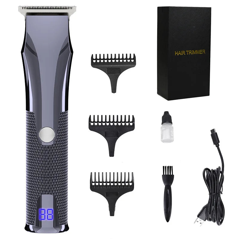 Professional Cordless Hair Clipper Rechargeable Barber Haircut Machine Hair Trimmer for Barbers Stylists Haircutting Machine
