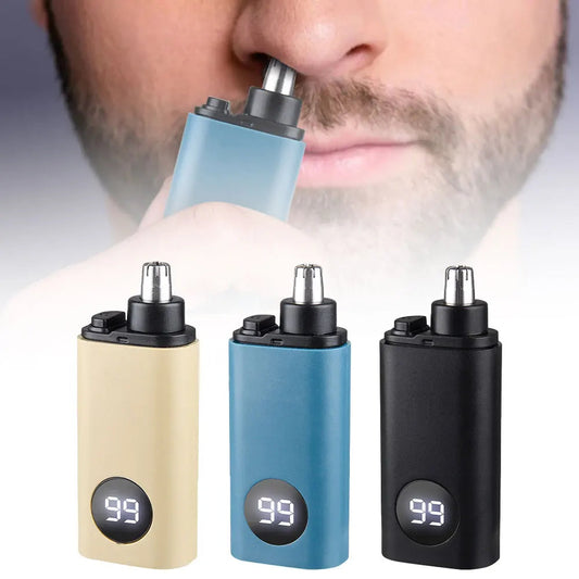 Rechargeable Nose Hair Trimmer Men's AND WOMEN'S Nose Hair Trimmer Knife Tip Washable Electric Nose Hair Lighter