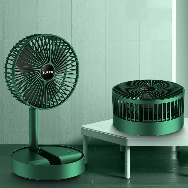 Small Fan Retractable USB Portable Mute ventilateur portable Multifunction Desktop Circulation Small Air Cooler Handheld Fan