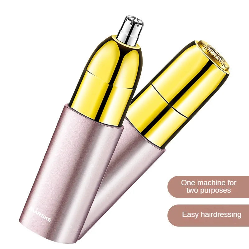 Electric Ladies Epilator  2 In 1 Washable Underarms Legs Hands Bikini Face Private Shaver USB Rechargeable Compact And Portable