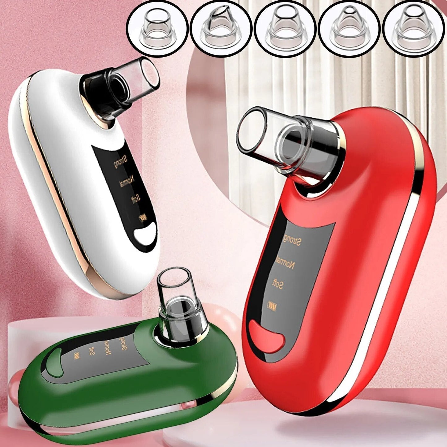 Blackhead Remover Electric Vacuum Suction Blemish Cleaner Face Care Tool Pore Acne Pimple Blemish Remover Home Use Beauty Device