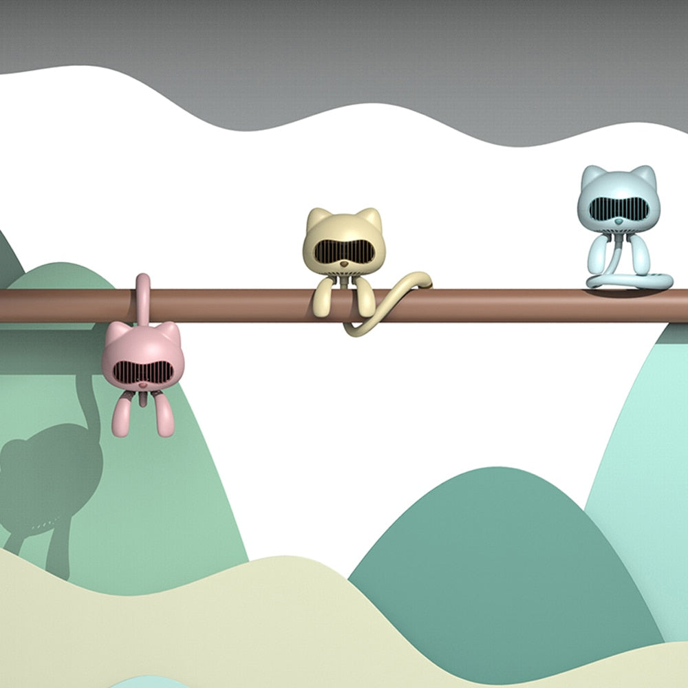 Electric Mini Portable Fan Rechargeable Turbo Desktop Neck Hand Bladeless USB Stroller Fan for Home Camping Travel Car Cooler