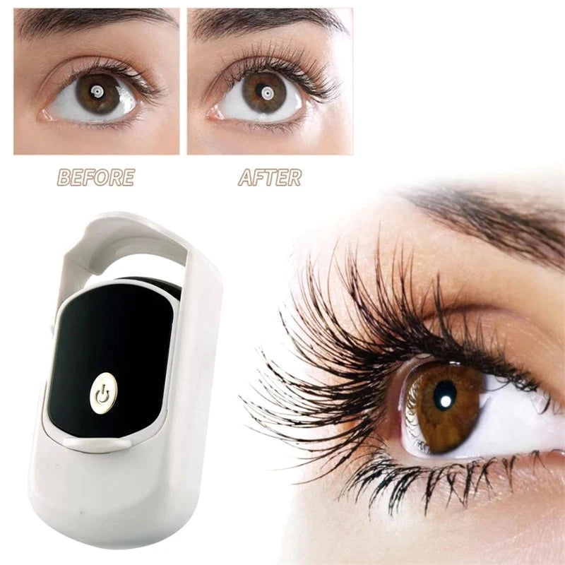 Rechargeable Heated Eyelash Curler Eyelashes Clip Long Lasting Eye Lash Curl Electric Eyelash Curler Device Makeup Tools