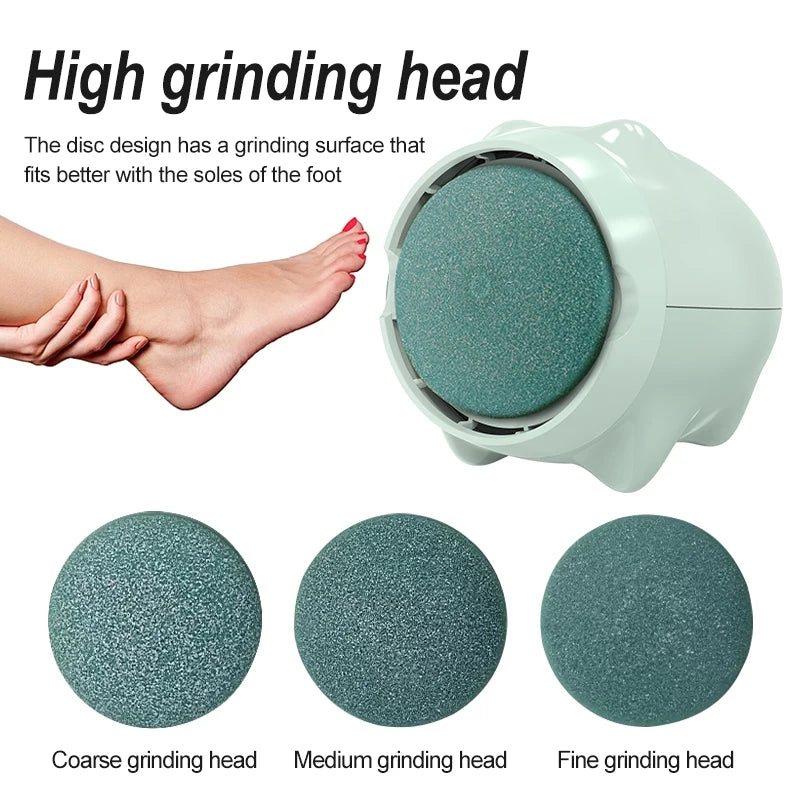 New Electric Foot Grinder for Removing Dead Skin Cocoon Cuticle Layer Foot Repair Machine Rechargeable Skin Grinding Tool