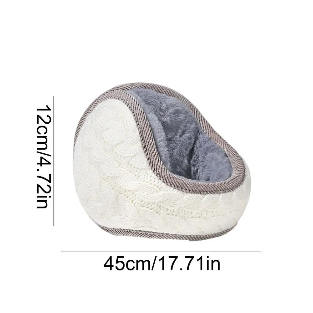 Foldable Ear Muffs Plush Earmuffs For Cold Weather Portable Soft Ear Warmers For Hiking Biking Hunting Morning Jogging