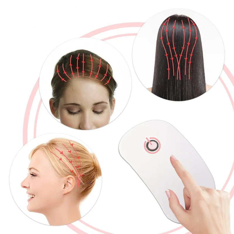 Electric Head Massager Vibration Brush Silicond Massage Comb Tickle Anxiety Physiotherapy Apparatus Scalp Massage Apparatus