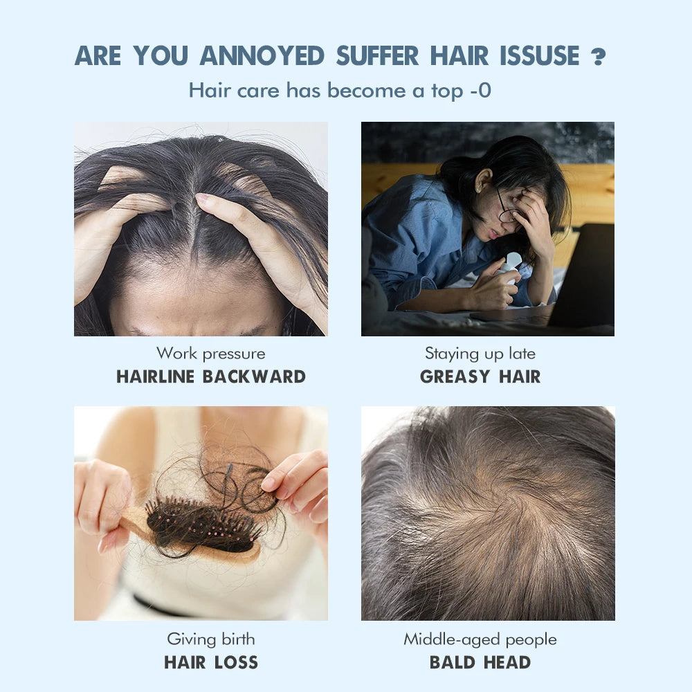 Electric Infrared Massage Comb Hair Growth  5V Electric Vibration Head Massager Medicine Applicator Scalp Brush Anti Hair Loss