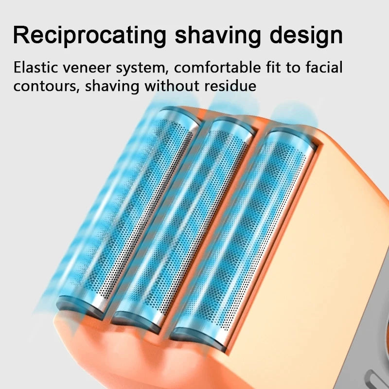Shaver for Men Electric Shaver Mini Shaver Portable Electric Razor USB Rechargeable Beard Shaver Shaving Machine Small