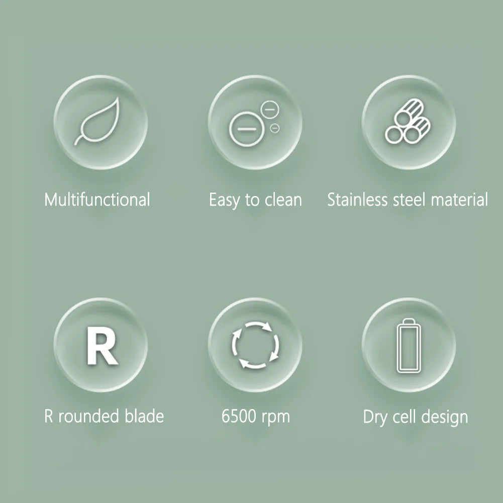 6 In 1 Electric Epilator Wireless Hair Removal Device Grooming Tools