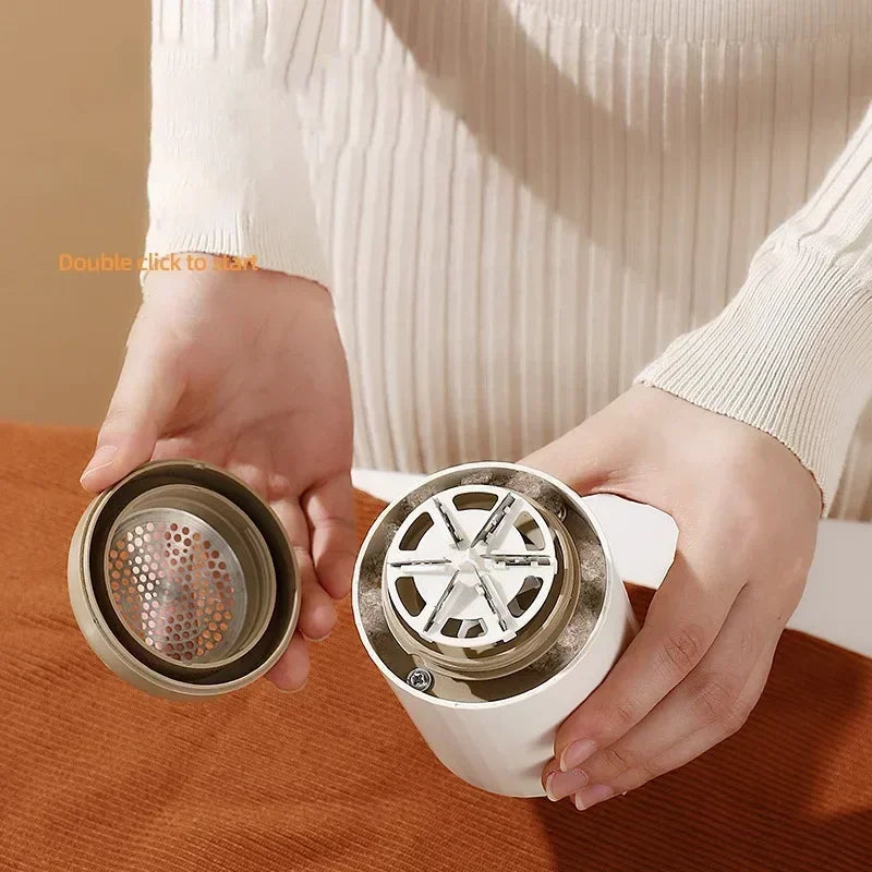 Portable Hair Ball Trimmer USB Rechargeable Mini Electric Lint Remover Fabric Shaver for Clothes Sofa Blanket Lint Removal