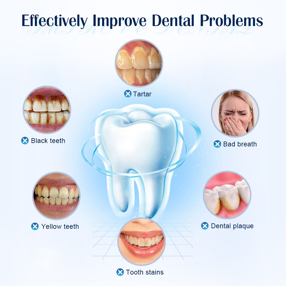 Electric Sonic Tooth Scaler Toothbrush Set Dental Plaque Stains Tartar Calculus Remover Teeth Whitening Cleaning Oral Care Tools