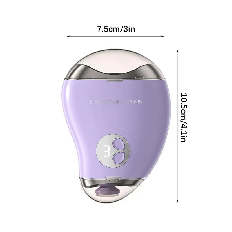 Electric Nail Cutter For People Mango Shape Toe Nails Cutter 3-Speed Double-Head Trimming Nail Sharpener Adults