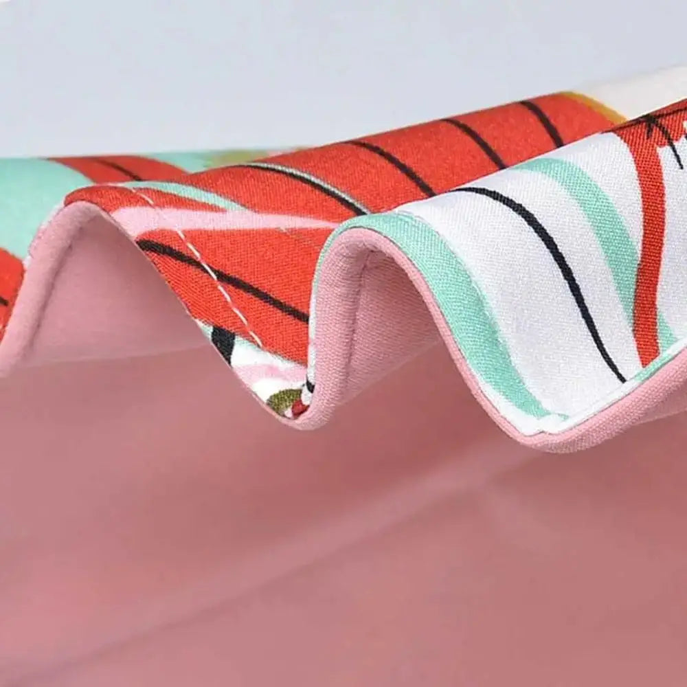 Cotton Women Fisherman Hat Fashion Large Brim Breathable Sun Hat Double-sided Plant Printing Bucket Hat