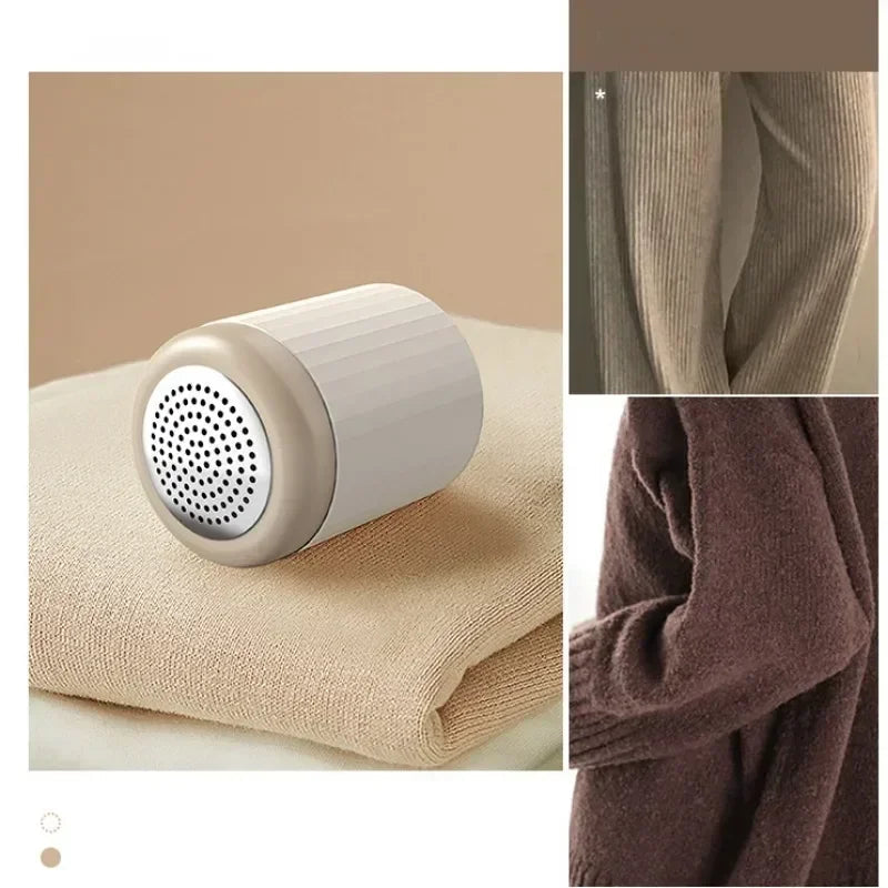Portable Hair Ball Trimmer USB Rechargeable Mini Electric Lint Remover Fabric Shaver for Clothes Sofa Blanket Lint Removal