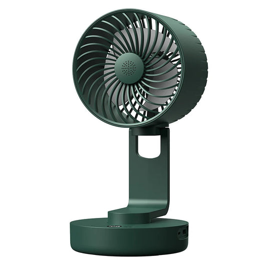 Cordless Electric Fan 4000mAh Portable Air Circulator Fan Desktop Wall Ceiling Air Cooling Cooler Quiet Oscillating Ventilator