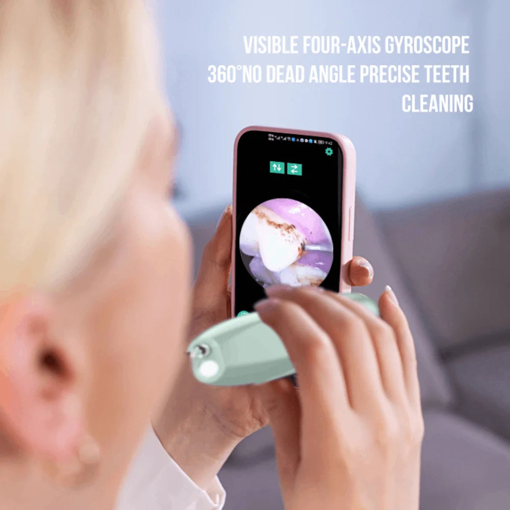 Visual Ultrasonic Dental Scaler For Teeth Tartar Stain Tooth Calculus Remover Electric Sonic Teeth Plaque Cleaner