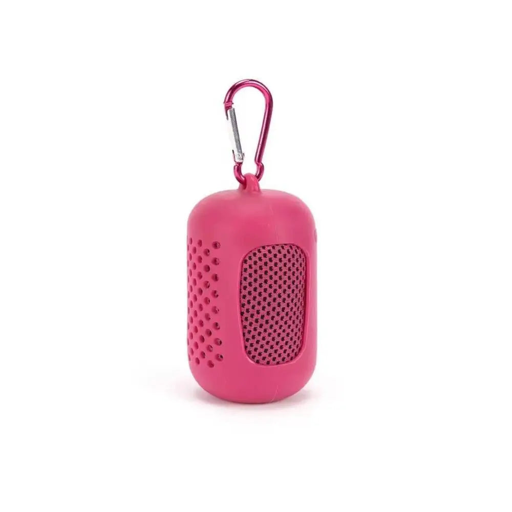 Mini Quick Dry Fitness Cool Towel With Towel Silicond Bag Microfiber Sports Quick Dry Cool Towel Portable Quick Drying Towel