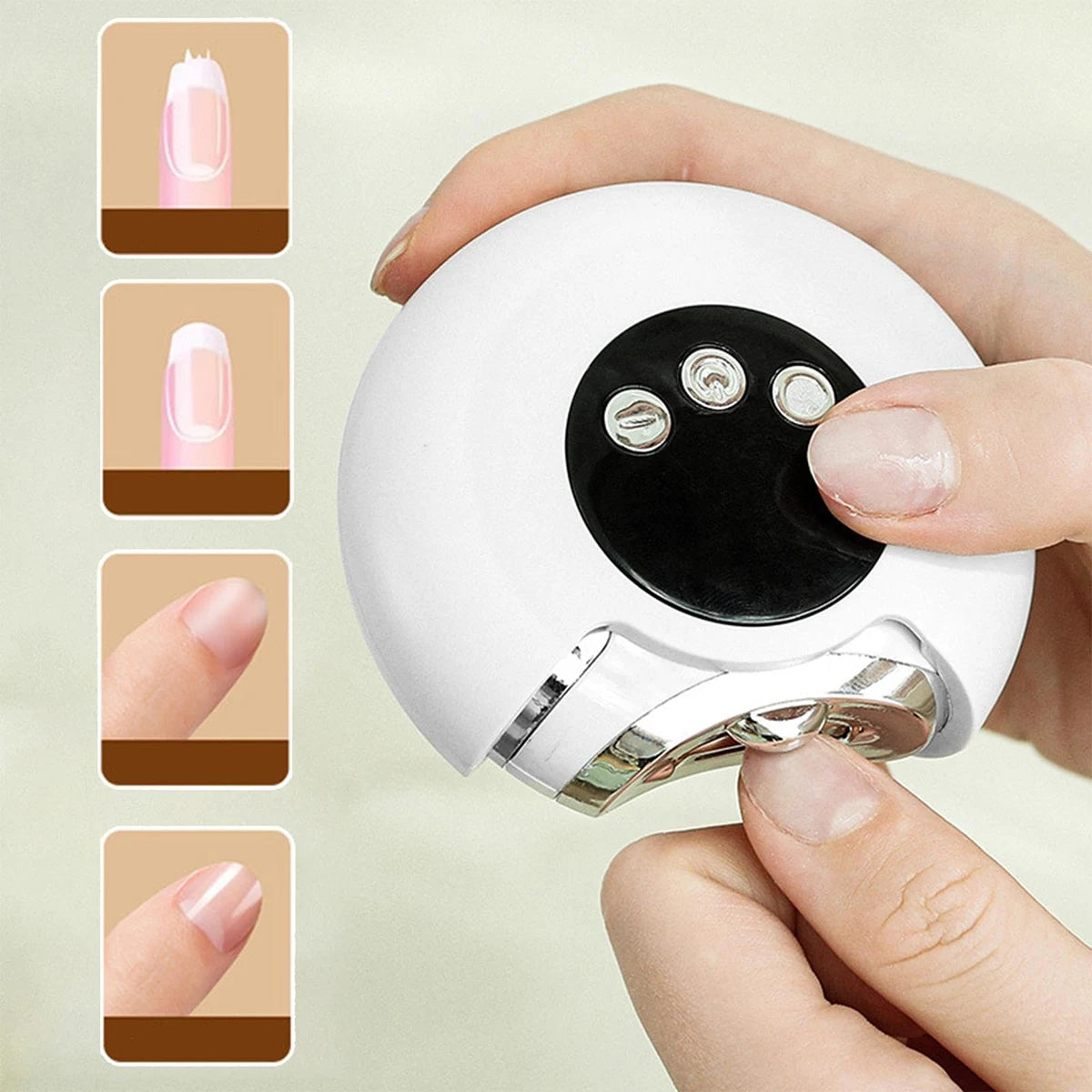 Electric Nail Trimmer for Adults - Automatic Toenail Clippers Teenager Nail Trimmer - Versatile Nail File Safe Nail Clippers