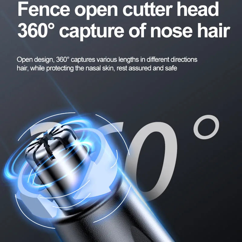 Electric Nose Hair Trimmer Hair Shaving Tool Portable Nose Machine Shaver Clipper Cutter And Ear Razor Trimmer For Men And Women