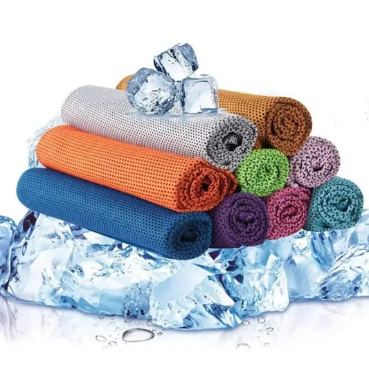 Mini Quick Dry Fitness Cool Towel With Towel Silicond Bag Microfiber Sports Quick Dry Cool Towel Portable Quick Drying Towel