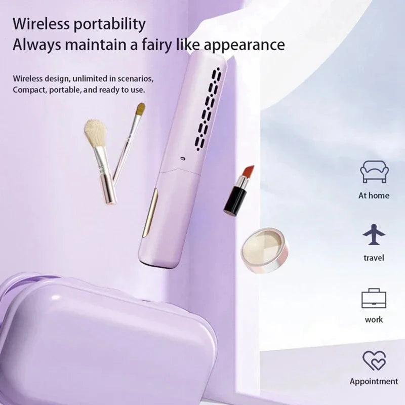 Mini Hair Straightener Professional Quick Heated Electric Hot Comb Multifunctional Straightener