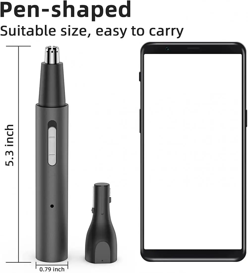 Electric Nose Ear Hair Trimmer for Men Painless Rechargeable Sideburns Eyebrows Beard Women 3in1 Hair Clipper Shaver Sets