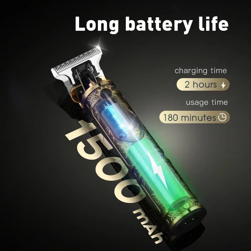 Cordless Hair Clippers with Charging Dock for Barber Rechargeable Electric Hair Trimmer Hair Cutting Tools