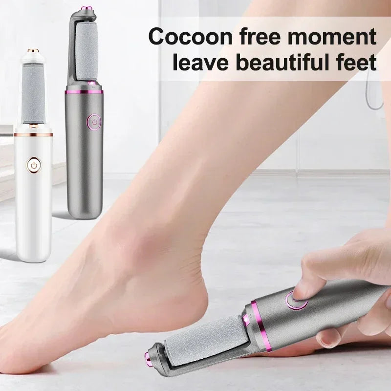 Electric Foot Grinding Skin Hard Rupture Skin Trimmer Dead Skin Foot Pedicure Rechargeable Foot Care Tool Remover