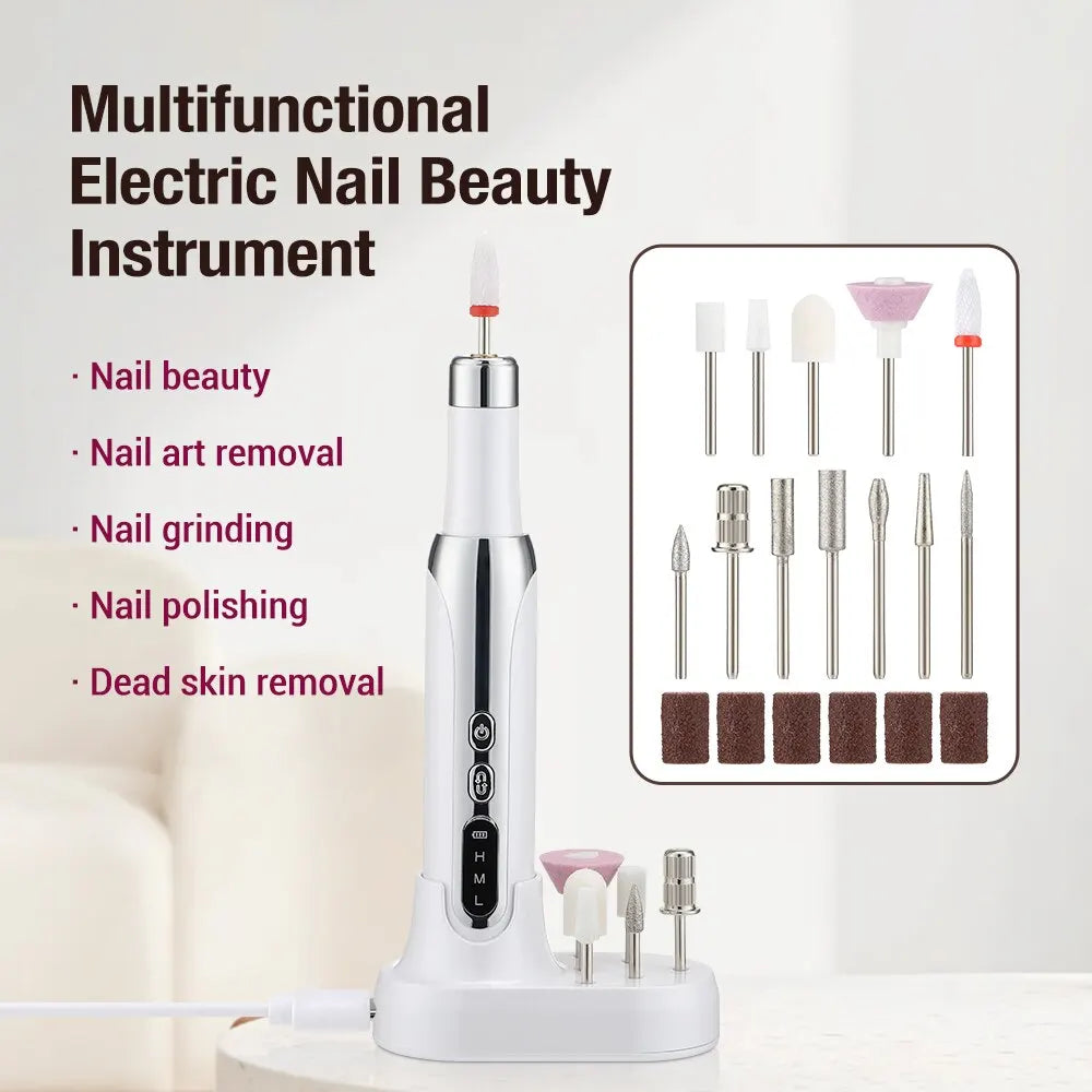 Multifunctional Electric Nail Beauty Instrument Household Small Portable Manicure Machine Nail Drill Machine For Gel Polish