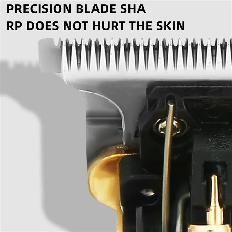 Hair Cutting Machine Professional Hair Clipper Electric Beard Trimmer Cordless Haircut Machine T9 Zero Cutting Machine