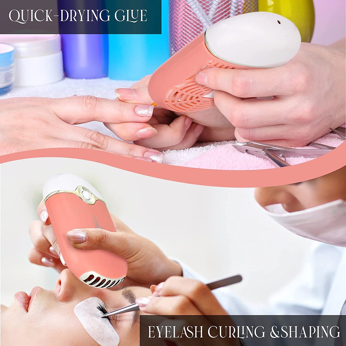 3 in 1 USB Air Conditioning Lash Fan Dryer Lash Shampoo Brushes Nose Brush eyelash Wash Bottle for Eyelash Extension supplies