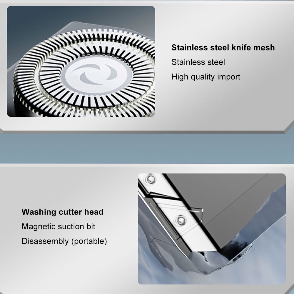 Men's Electric Shaver Razor Beard Trimmer Facial Hair Removal Remover Rechargeable Depilator Man Shaving Machine Epilator