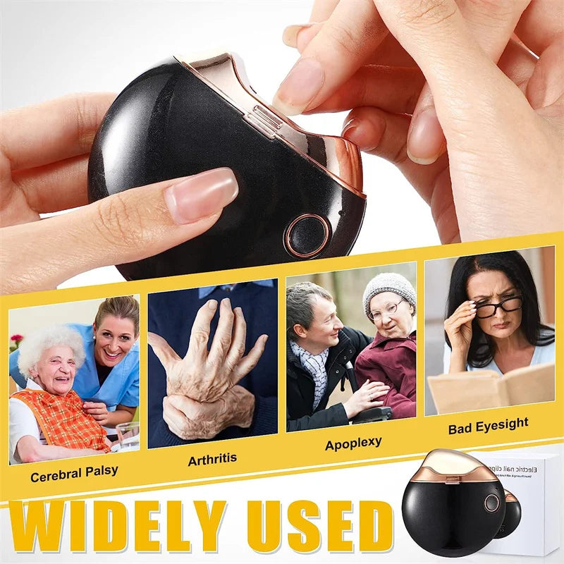 Portable Finger Automatic Nail Clippers Electric teenager Nail Trimmer Nail Cutter Automatic With 500mAh Battery