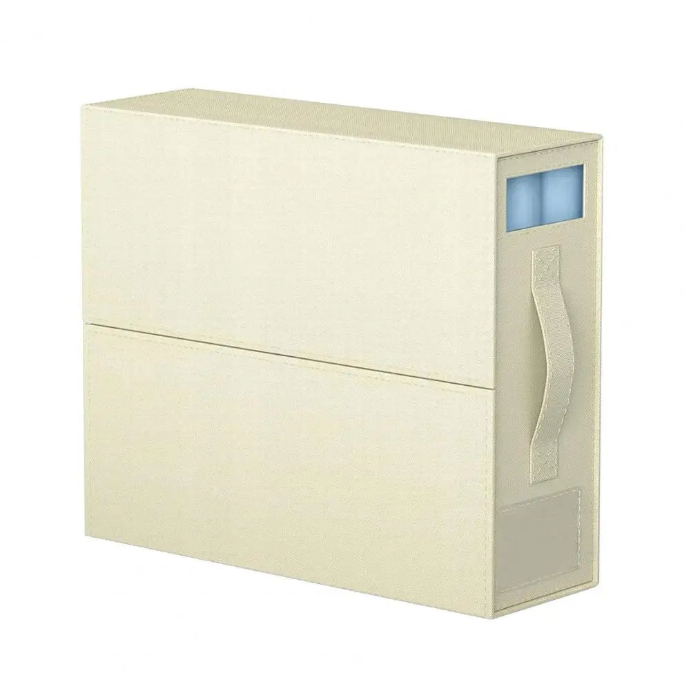 Portable Handle Bed Sheet Box Bed Sheet Storage Box Capacity Bed Sheet Storage Box with Window Dust Proof Foldable for Clothes