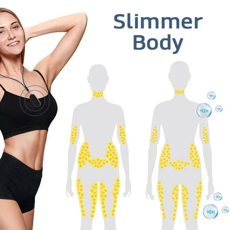 Personal Air Purifier Necklace Negative Ion Generator Necklace No Static Electricity For Car Airplane Office Bedroom And Travel