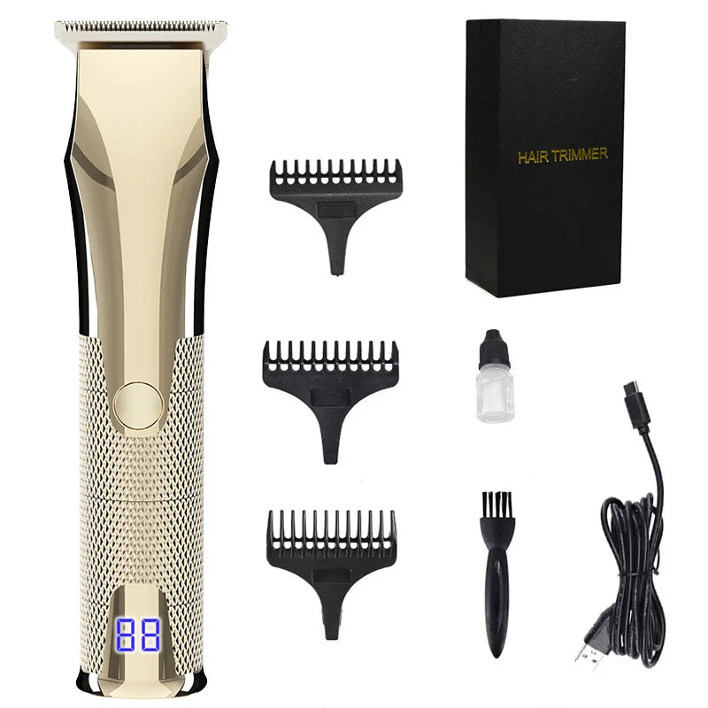 Professional Cordless Hair Clipper Rechargeable Barber Haircut Machine Hair Trimmer for Barbers Stylists Haircutting Machine