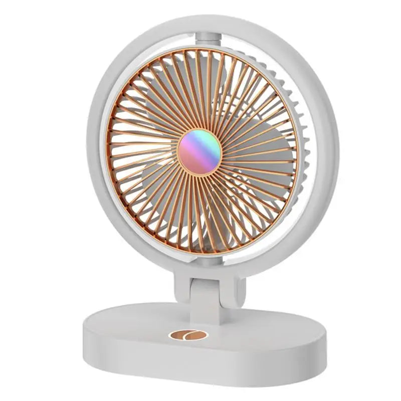 Mini Portable Fan Handheld USB Charging Fan Cooling Electric Fan 3 Speed Adjustment Powerful Dual Motor Outdoor Travel