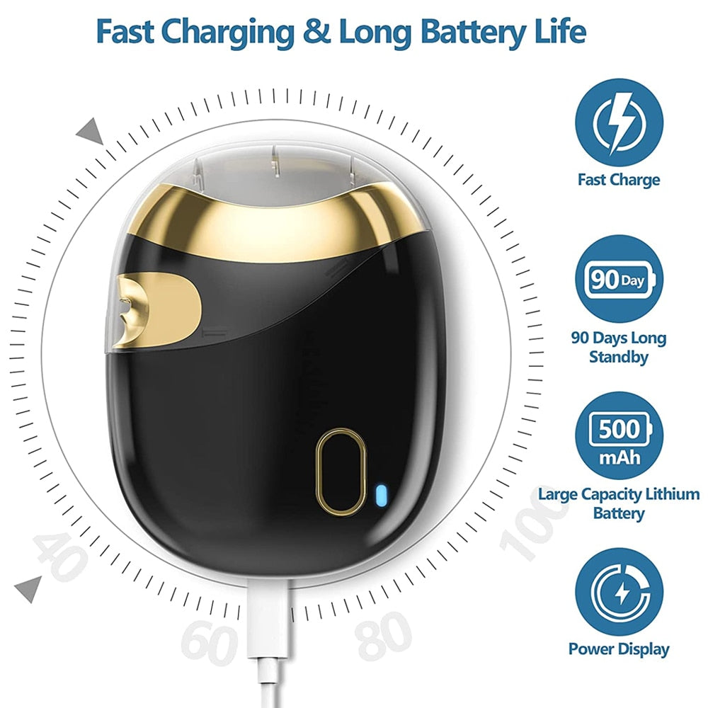 2 in 1 Shearing & Grinding Electric Nail Trimmer Nail File Kid Adult Automatic Nail Clipper Toe & Fingernail Care Manicure Tool