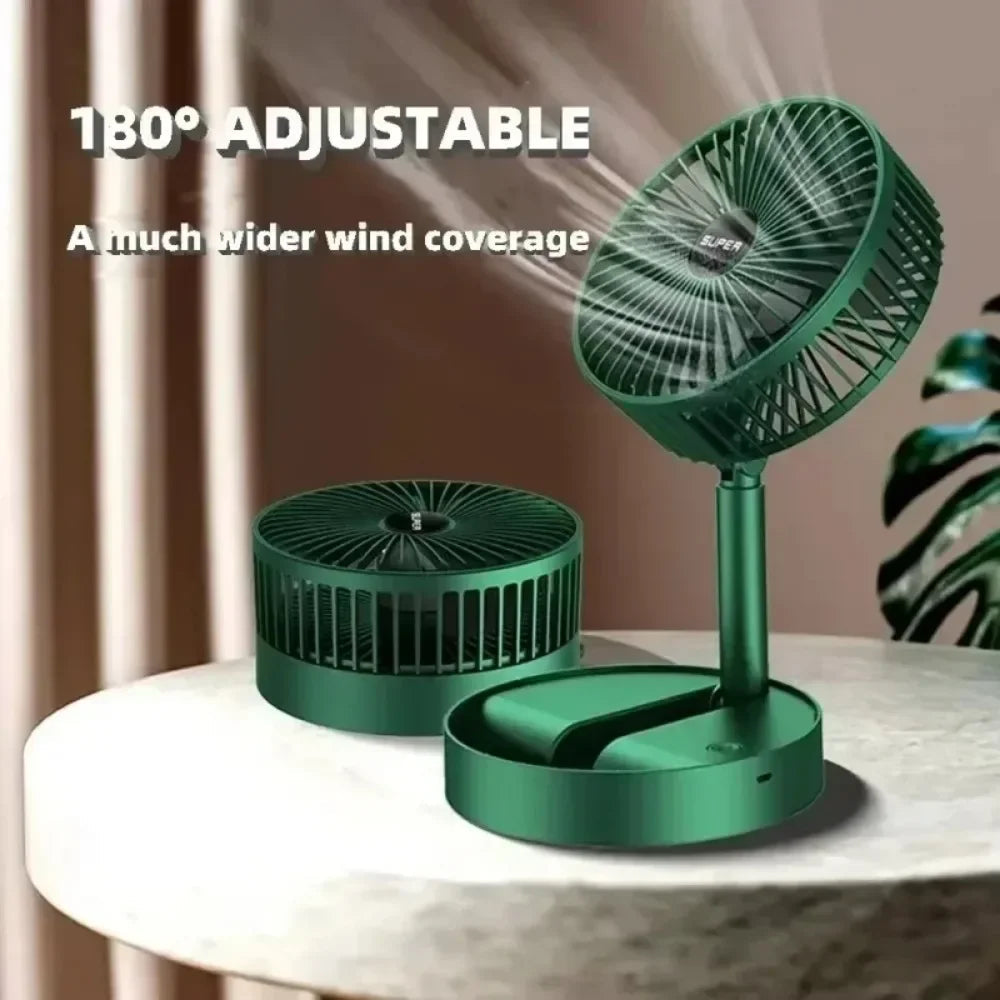 Small Fan Retractable USB Portable Mute ventilateur portable Multifunction Desktop Circulation Small Air Cooler Handheld Fan