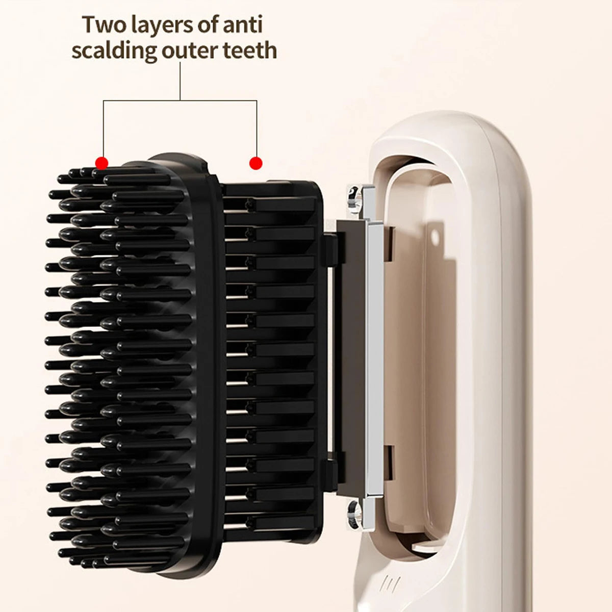 Cordless Straightener Straight Hair Brush Women's Thermal Ion Straightener Travel Adjustable Temperature Ceramic Straightener